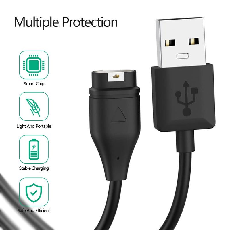 AWINNER Compatible for Garmin Watch Charger Cable (2 Pack) - Image 3